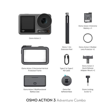 DJI Osmo Action 3 actionkamera Adventure Combo