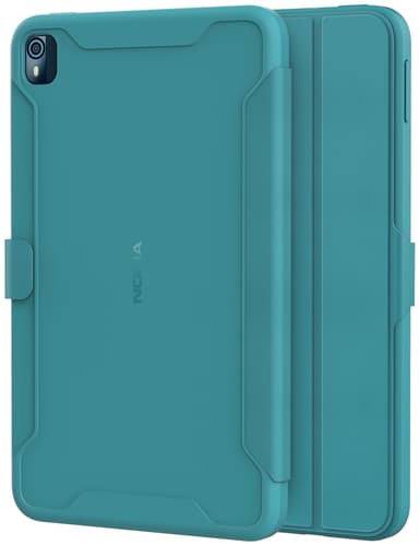 Nokia T10 flip nettbrettdeksel (cyan)