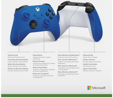 Microsoft Xbox Wireless kontroller (sjokkblå)