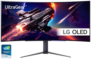 LG UltraGear 45GR95 45" buet OLED gamingskjerm