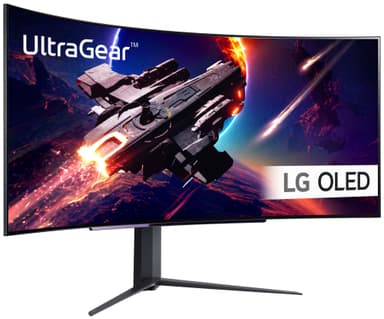 LG UltraGear 45GR95 45" buet OLED gamingskjerm