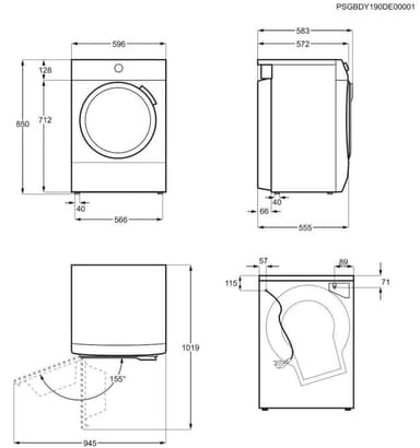 Electrolux tørketrommel EW2C327R1 SimpliCare - brukt