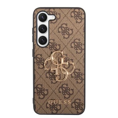 Guess Samsung Galaxy S23 Deksel 4G Logo Brun