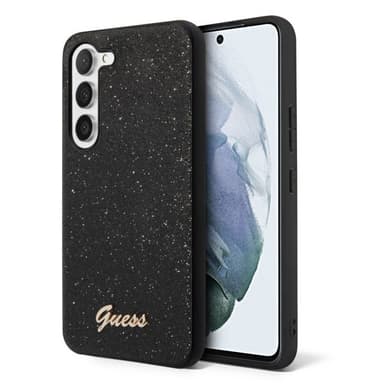Guess Samsung Galaxy S23 Deksel Fixed Glitter Case Svart