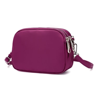 Crossbody Messenger Bag Lilla Elkjøp