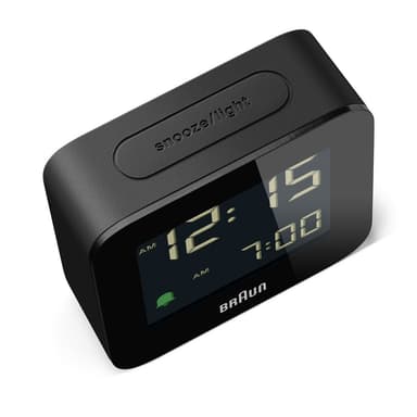 Braun digital vekkerklokke sort BC08B