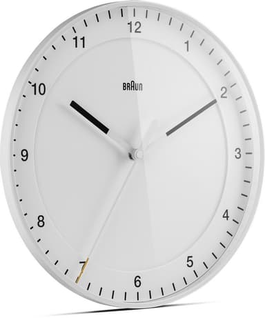 Braun veggur 30cm hvit BC17W