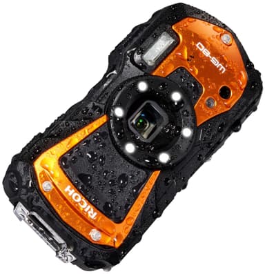 Ricoh kompaktkamera WG-80 (oransje)