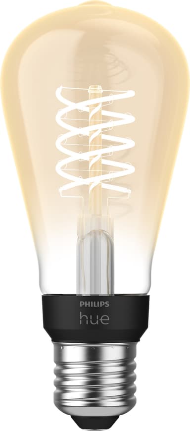 Philips Hue W lyspære 7,2W Filament ST64 E27