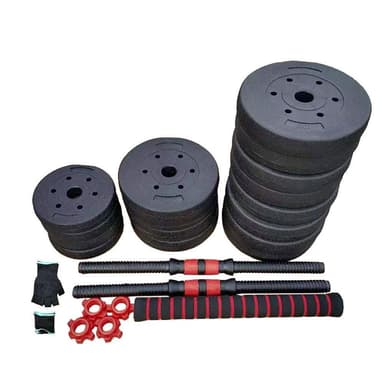 Titan LIFE Dumbbell & Barbell weightset 40kg, Skivstångsset
