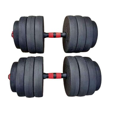 Titan LIFE Dumbbell & Barbell weightset 40kg, Skivstångsset