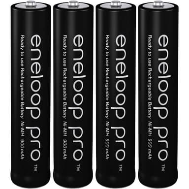 Panasonic Eneloop Pro AAA 4stk oppladbare