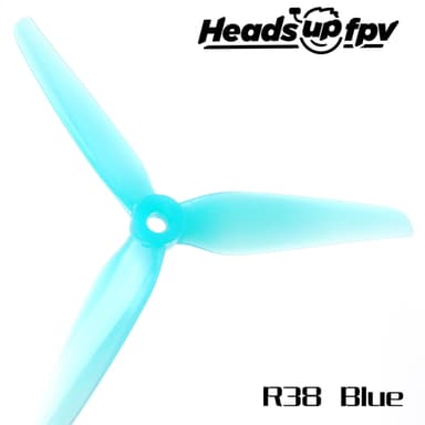 HQ Durable Prop R38 5.1inch Racing Blue