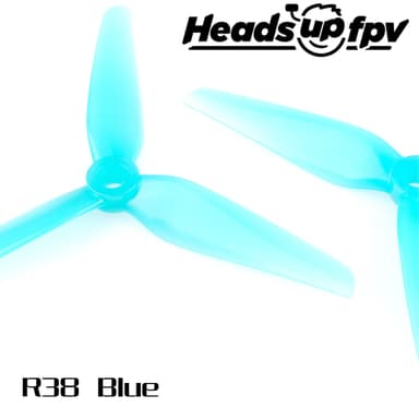 HQ Durable Prop R38 5.1inch Racing Blue