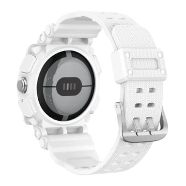 Klokkebånd med Watch Case TPU Hvit Google Pixel Watch
