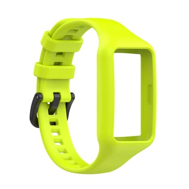 Klokkebånd med urkasse silikon Grønn Huawei Band 7 / Band 6 / Band 6 Pro, Honor Band 7 / Band 6