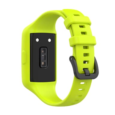 Klokkebånd med urkasse silikon Grønn Huawei Band 7 / Band 6 / Band 6 Pro, Honor Band 7 / Band 6