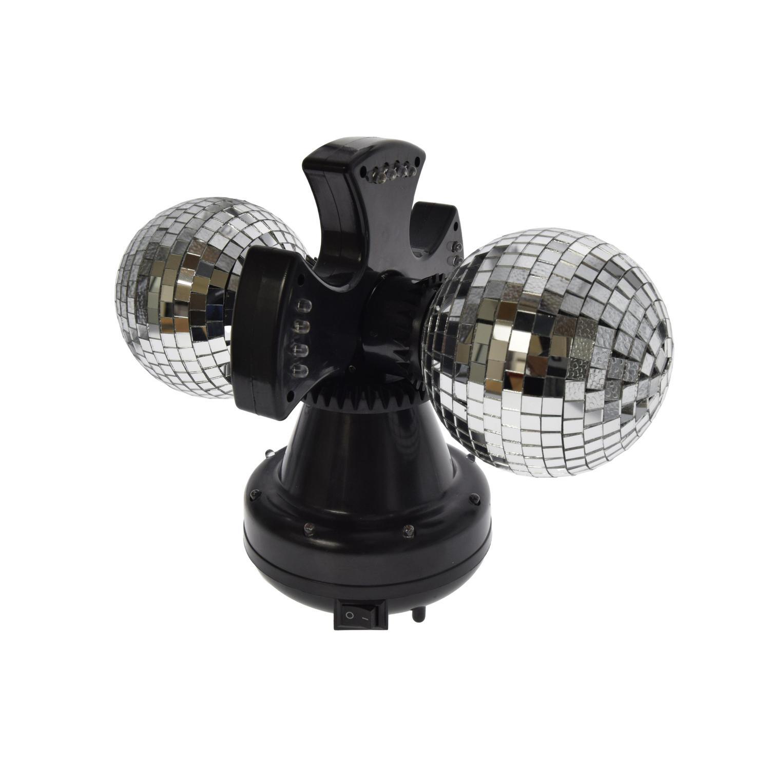 MU Twin Mirror Disco Ball