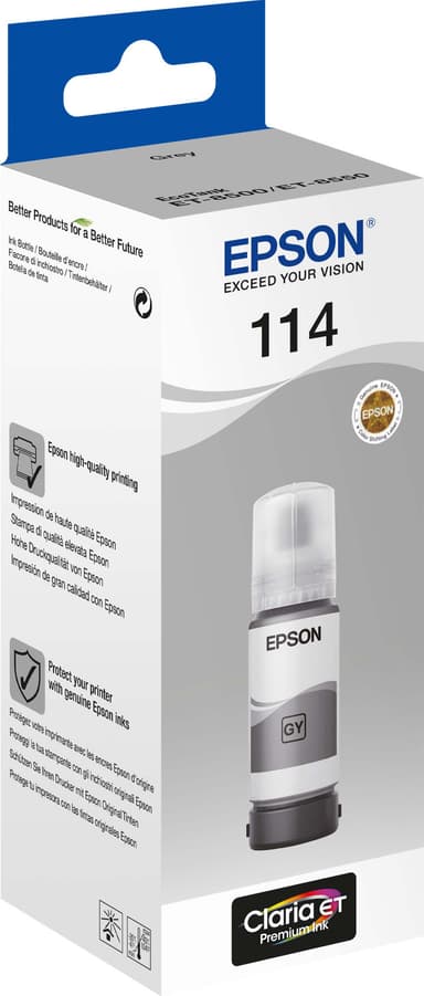 Epson 114 EcoTank blekkflaske Grå