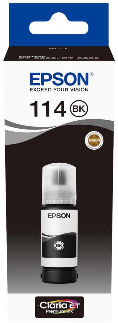 Epson 114 EcoTank blekkflaske Sort