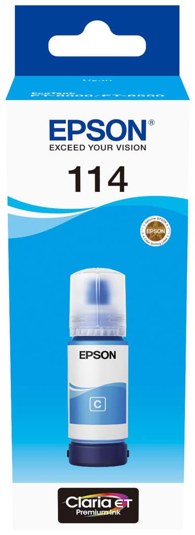 Epson 114 EcoTank blekkflaske Cyan