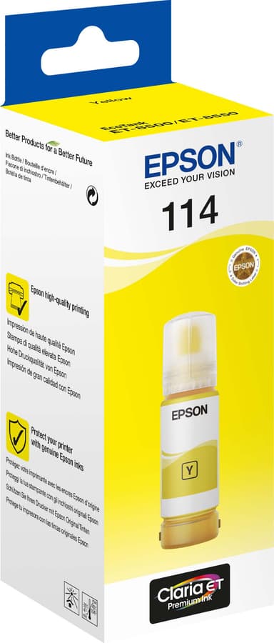 Epson 114 EcoTank blekkflaske Gul