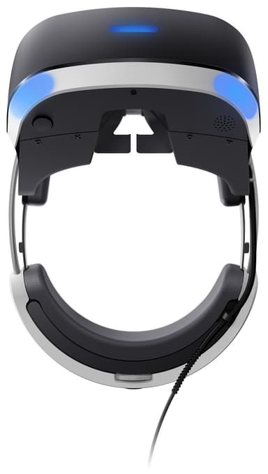 PlayStation VR-headset + PS4-kamera og VR Worlds