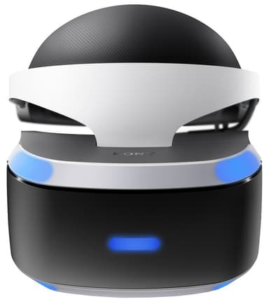 PlayStation VR-headset + PS4-kamera og VR Worlds