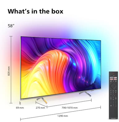 Philips 58” The One PUS8507 4K Ambilight TV (2022)