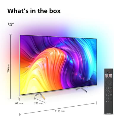 Philips 50” The One PUS8507 4K Ambilight TV (2022)