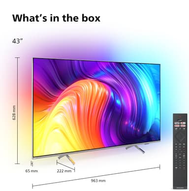Philips 43” The One PUS8507 4K Ambilight TV (2022)