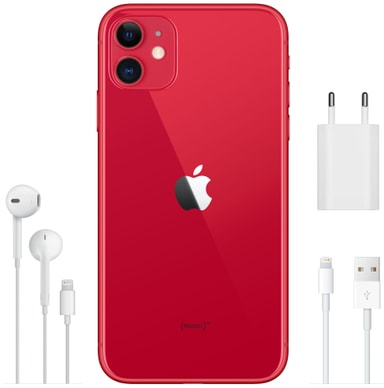 iPhone 11 64 GB (rød) - Elkjøp