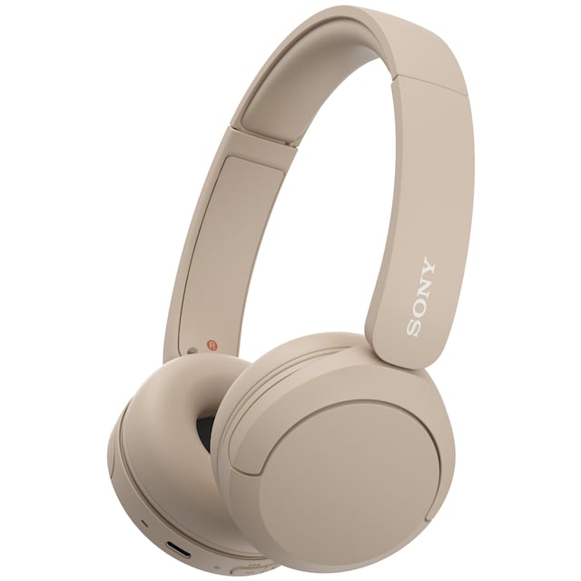 Sony WH-CH520 trådløse on-ear hodetelefoner (beige)