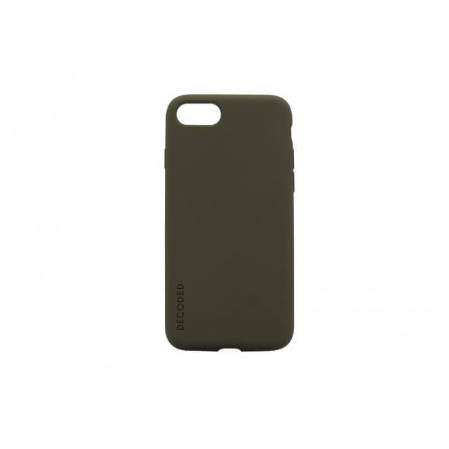 Decoded iPhone 7/8/SE Deksel Silicone Backcover Olive