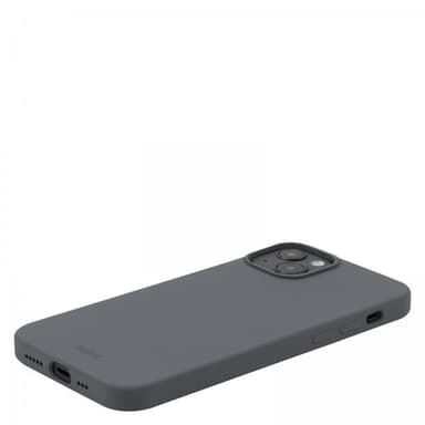holdit iPhone 14 Plus Deksel Silikon Space Gray