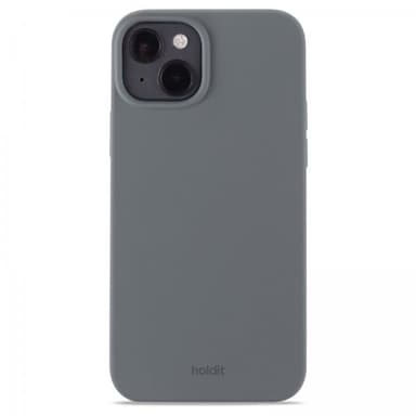 holdit iPhone 14 Plus Deksel Silikon Space Gray