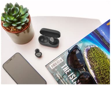 Jabra Elite 4 helt trådløse in-ear hodetelefoner (mørkegrå)