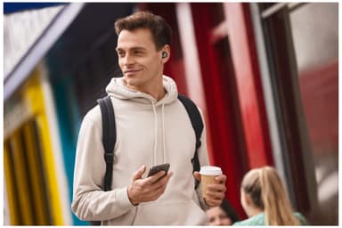 Jabra Elite 4 helt trådløse in-ear hodetelefoner (marine)
