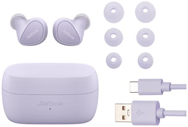 Jabra Elite 4 helt trådløse in-ear hodetelefoner (lilac)