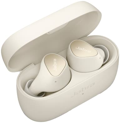 Jabra Elite 4 helt trådløse in-ear hodetelefoner (lys beige)
