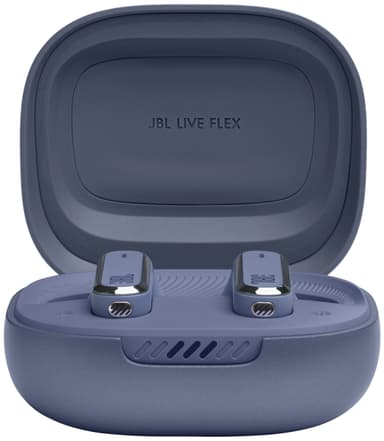 JBL Live Flex helt trådløse in-ear hodetelefoner (blå)