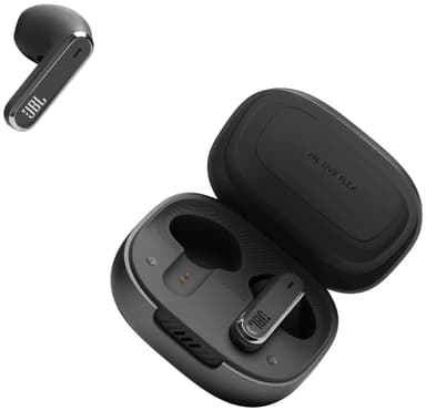 JBL Live Flex helt trådløse in-ear hodetelefoner (sort)