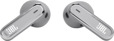 JBL Live Flex helt trådløse in-ear hodetelefoner (sølv)