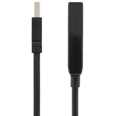 DELTACO USB forlengningskabel, aktiv,USB 2.0,10m