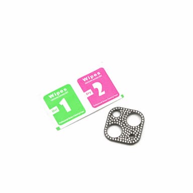 Bling-linsebeskytter Sort iPhone 13/13 Mini