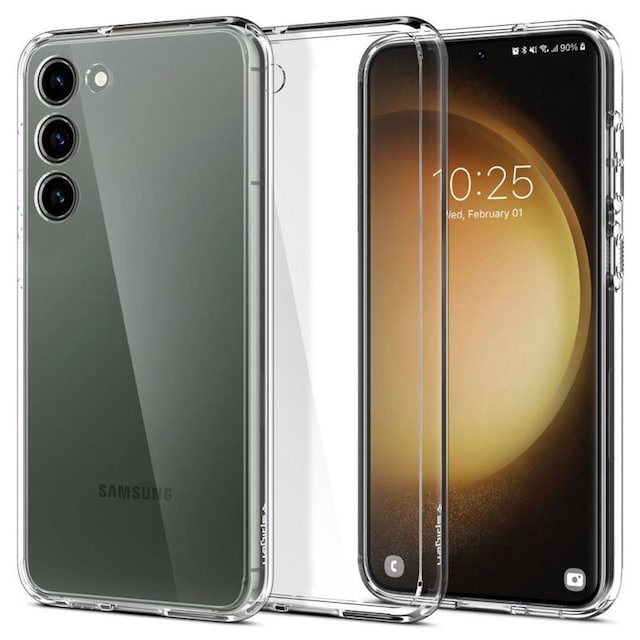 Spigen Ultra Hybrid deksel Samsung Galaxy S23 - Crystal clear