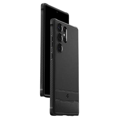 Spigen Rugged Armor deksel Samsung Galaxy S23 Ultra - Svart