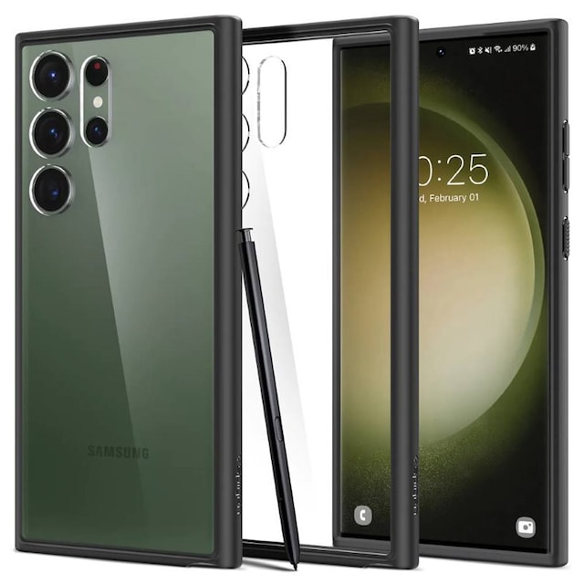 Spigen Ultra Hybrid deksel Samsung Galaxy S23 Ultra - Matte Black