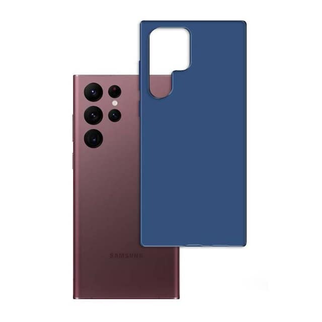 3mk matte case Samsung Galaxy S23 Ultra - Blå
