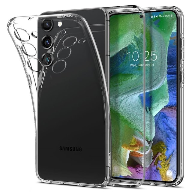 Spigen Liquid Crystal deksel Samsung Galaxy S23 Plus - Crystal clear